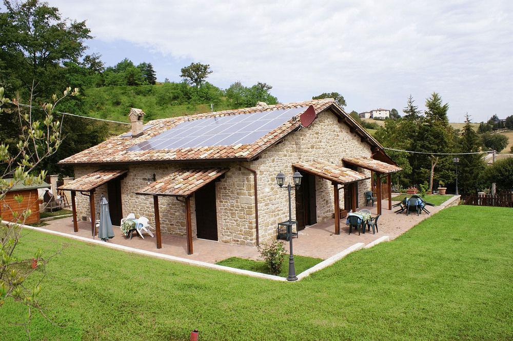 Agriturismo Ponte Di Riocchio Gubbio Buitenkant foto
