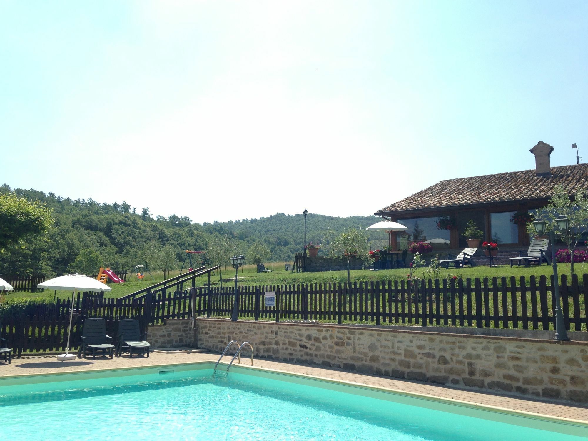 Agriturismo Ponte Di Riocchio Gubbio Buitenkant foto